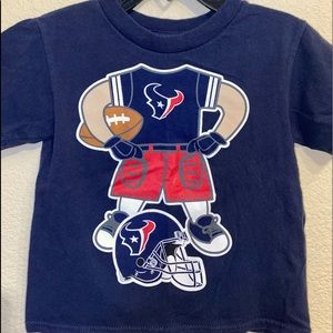 Texans football team tee (NFL official apparel)